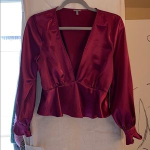 Charlotte Russe Satin Blouse